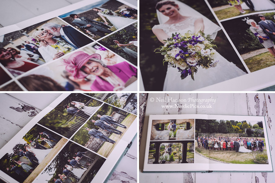 Beautiful contemporary Fine Art Wedding Albums by Neil Hanson Photography
