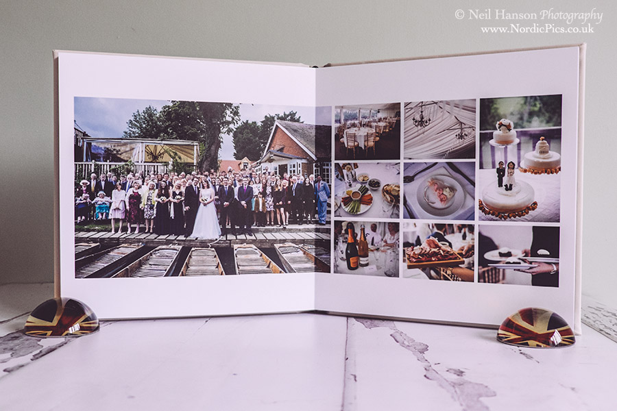Lorna & Chris Wedding Albums at The Cherwell Boathouse
