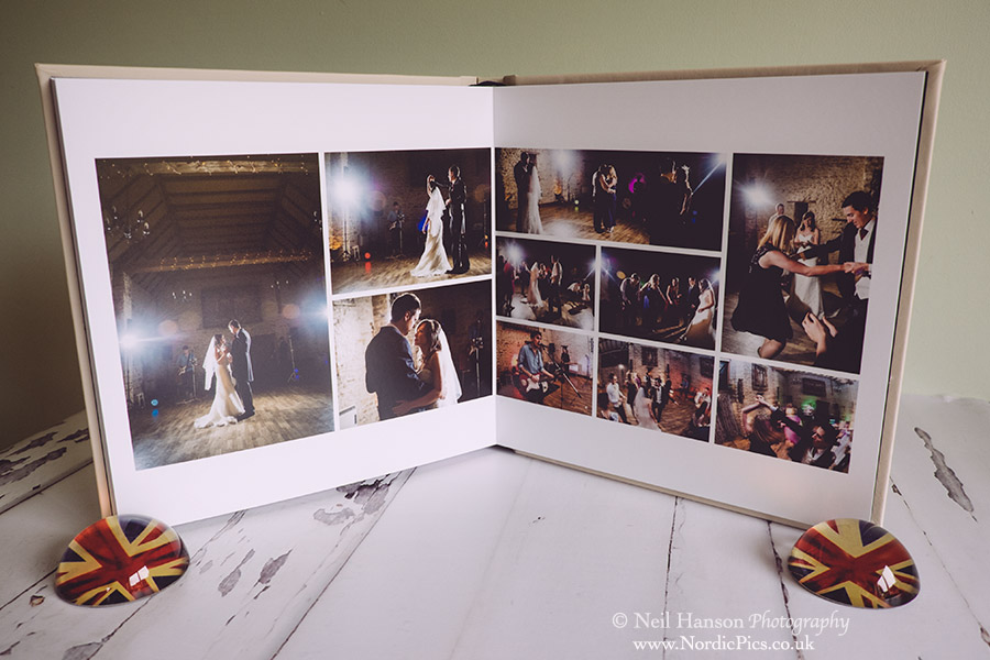 Wedding albums for The Great Barn Aynho by Neil Hanson Photography