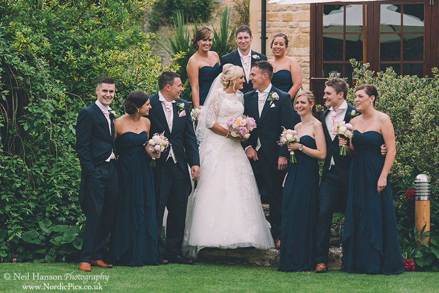 The Wedding party at The Bay Tree Hotel