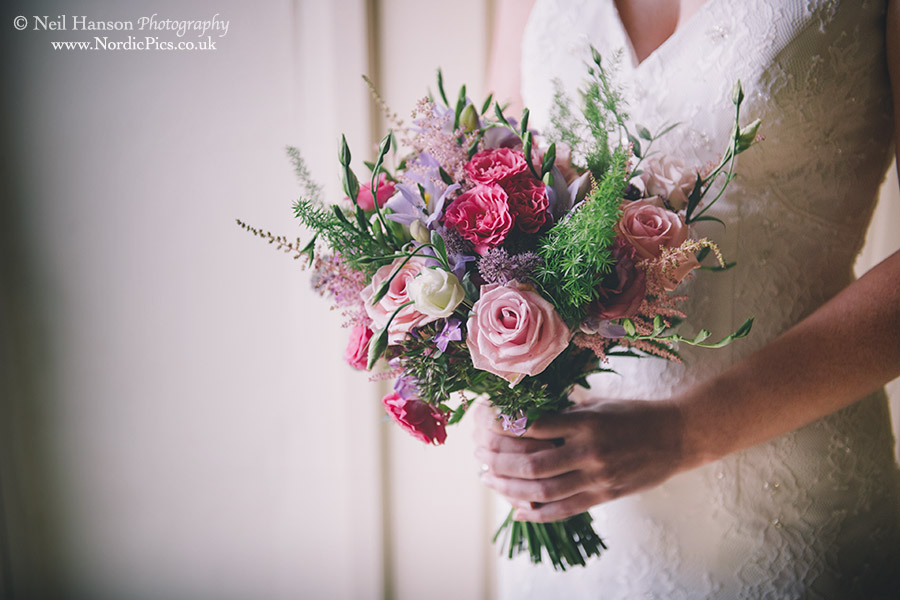 Brides bouquet at Caswell House by Distinctive Petals Florist