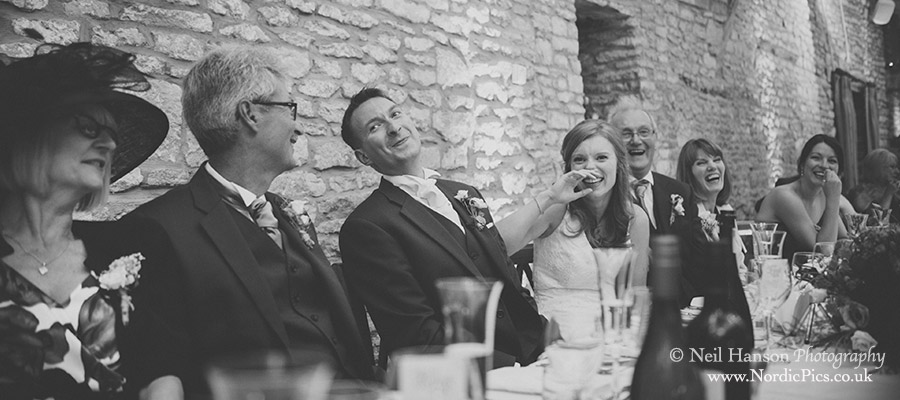 Embarrassing moments for the groom during the speeches