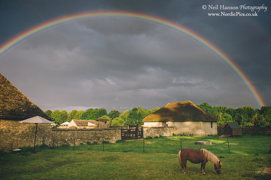 Cogges Farm Museum rainbow