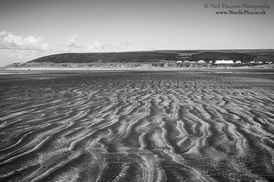 Saunton Sands Devon - Black & White Landscape Photography