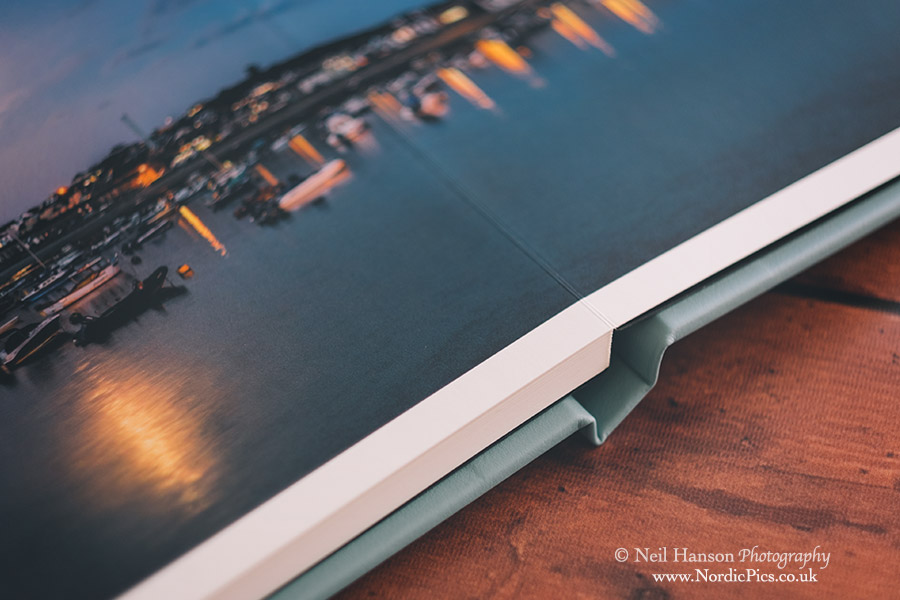 Quality book binding on an Isles of Scilly Landscape photography album