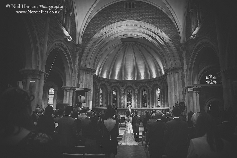 Wedding ceremony at St Andrews Church Oxford