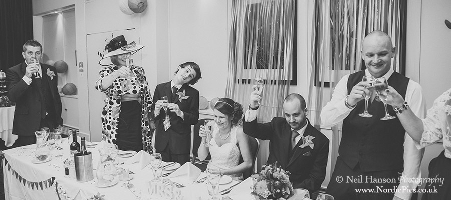 Toast to the bride and groom