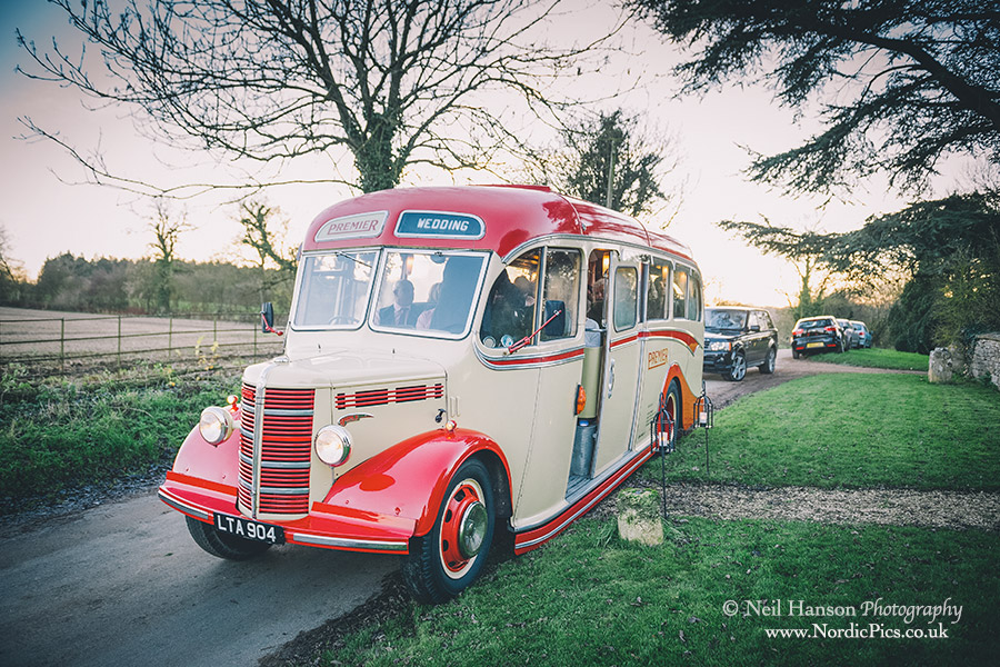 Vintage Bus Wedding transport