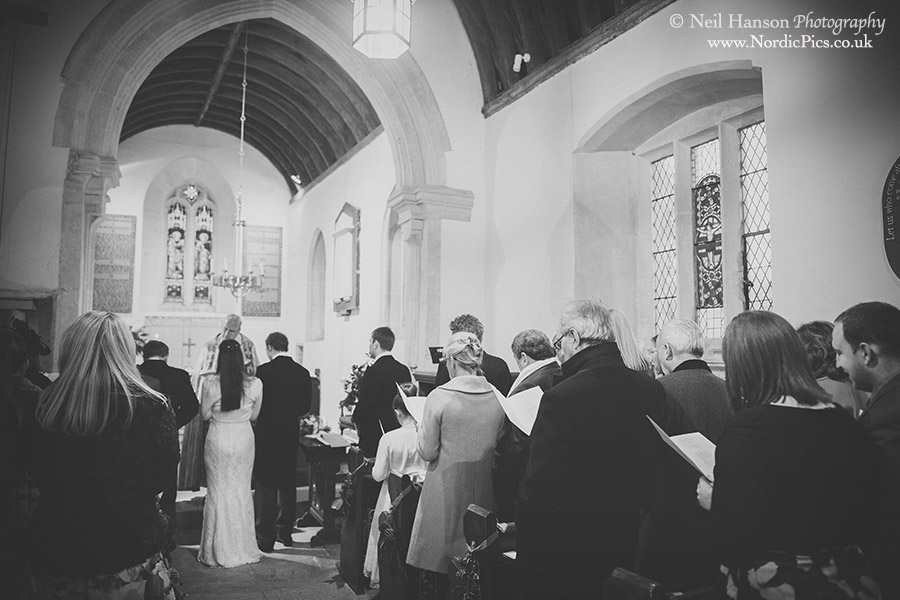 Wedding Ceremony at Little Barrington Church