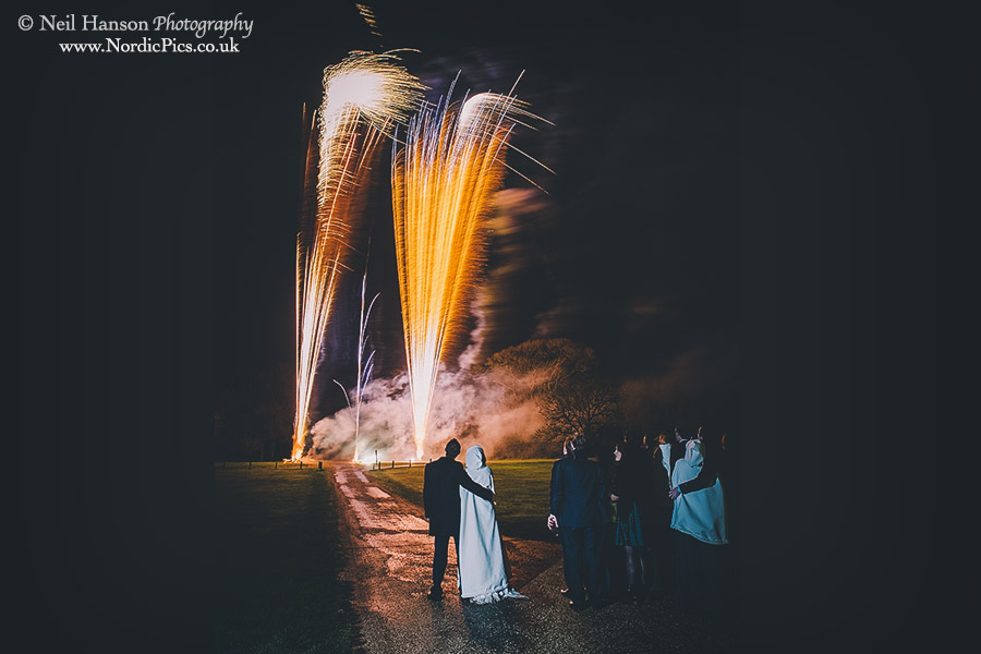 Ufton Court Wedding Fireworks 3