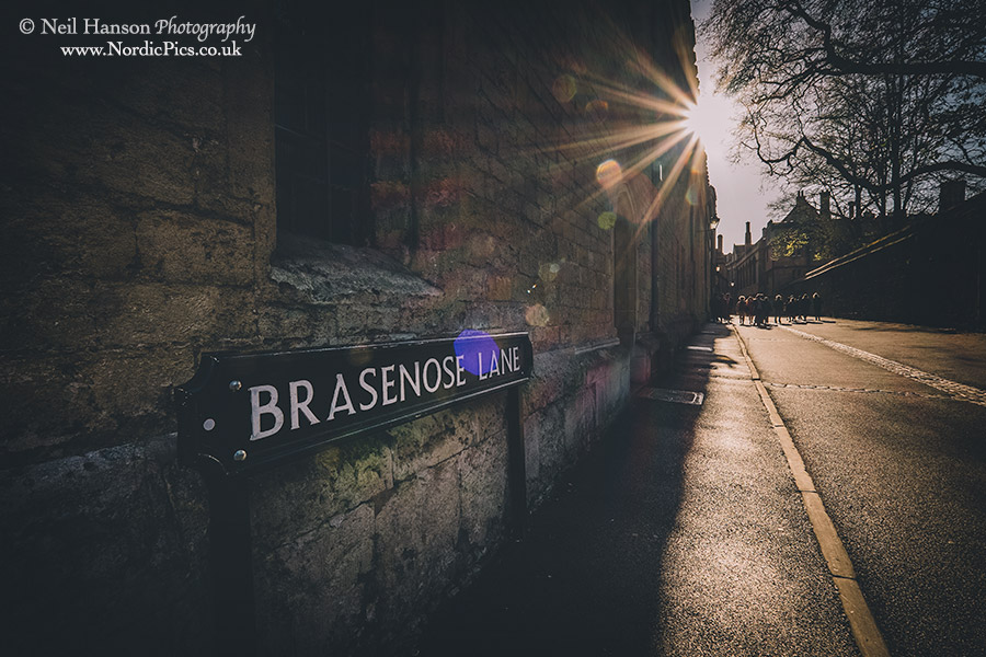 Brasenose Lane Sunset
