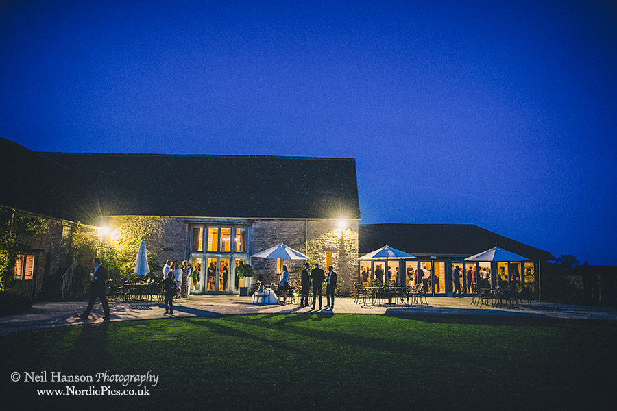 Caswell House Wedding at night