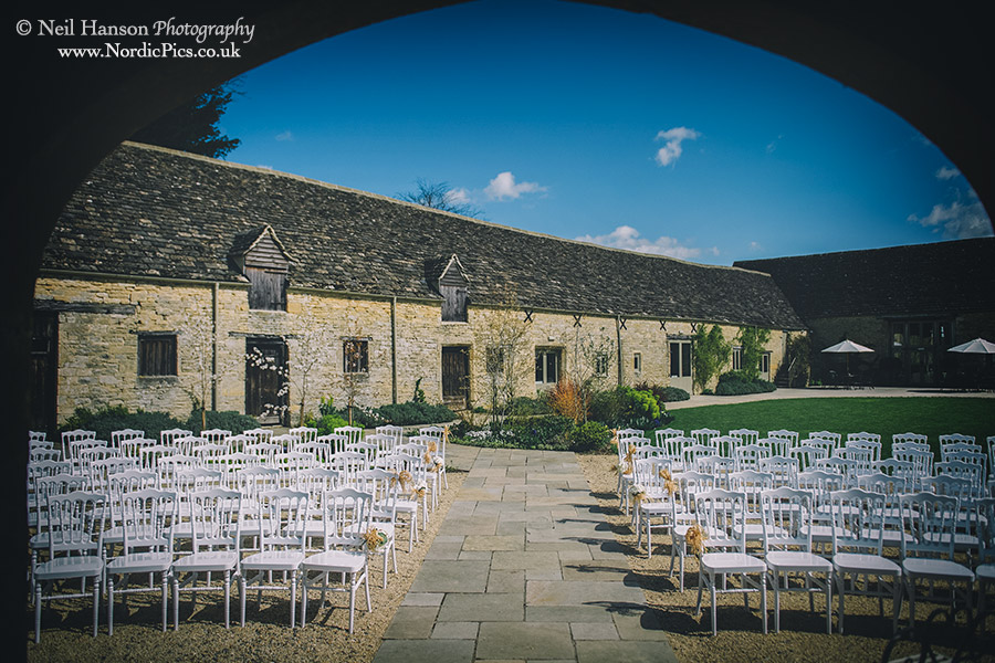 Outdoor Wedding Ceremony in the Cotswolds