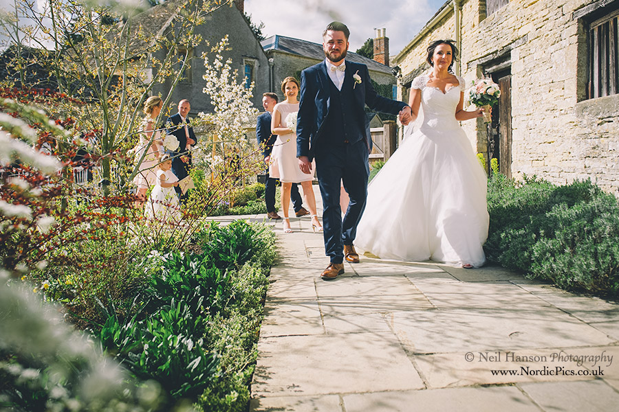 April Wedding at Caswell House drinks reception