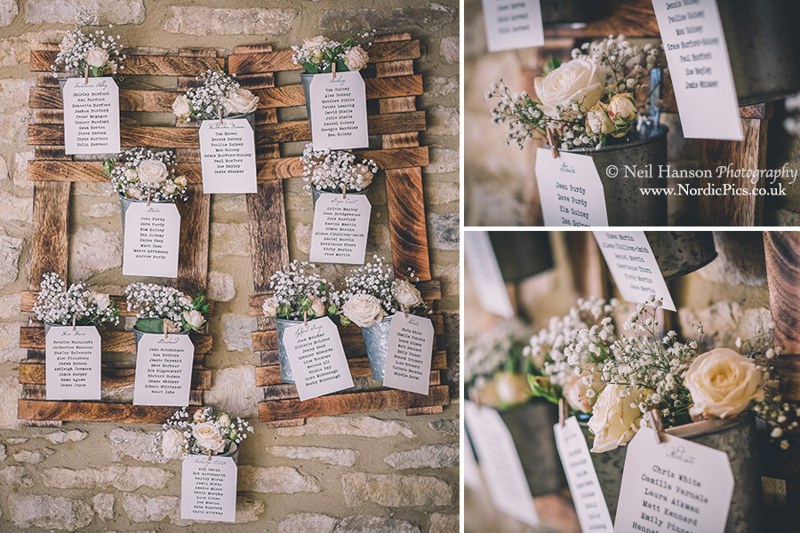 Unique table plan with flowers by Classic Flowers