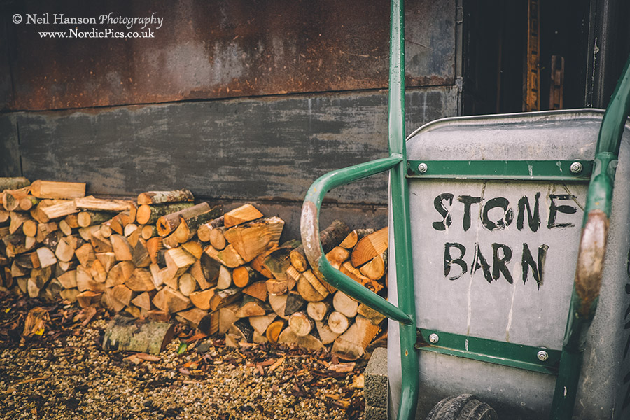 Wood store at Cripps Stone Barn