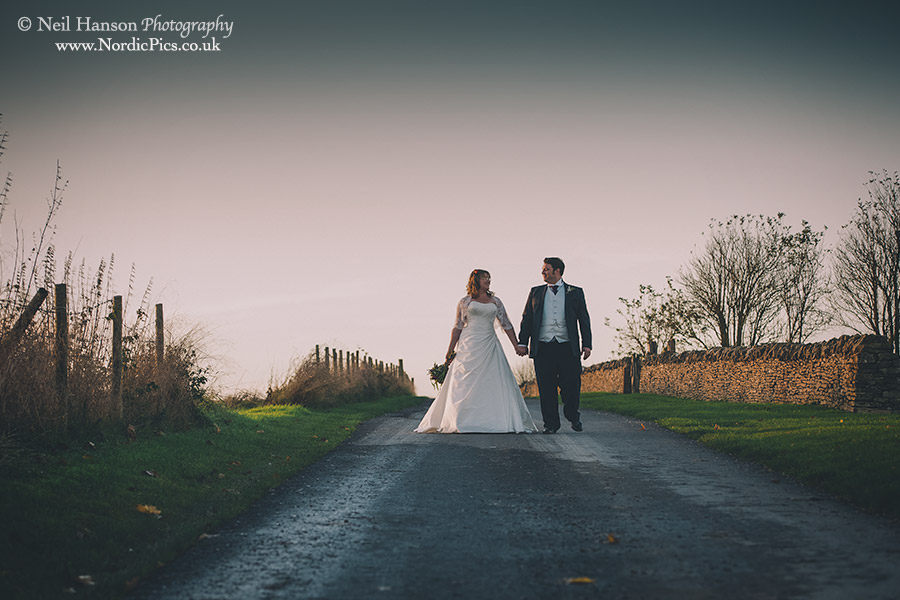 Bride and Groom portraits at the rural Stone Barn