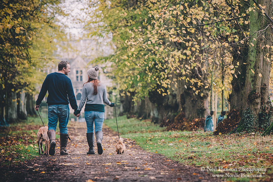 Pre-wedding portraits with pets in Oxfordshire by Neil Hanson Photography