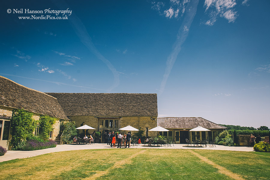 Caswell House Wedding Venue on a hot day in the summer