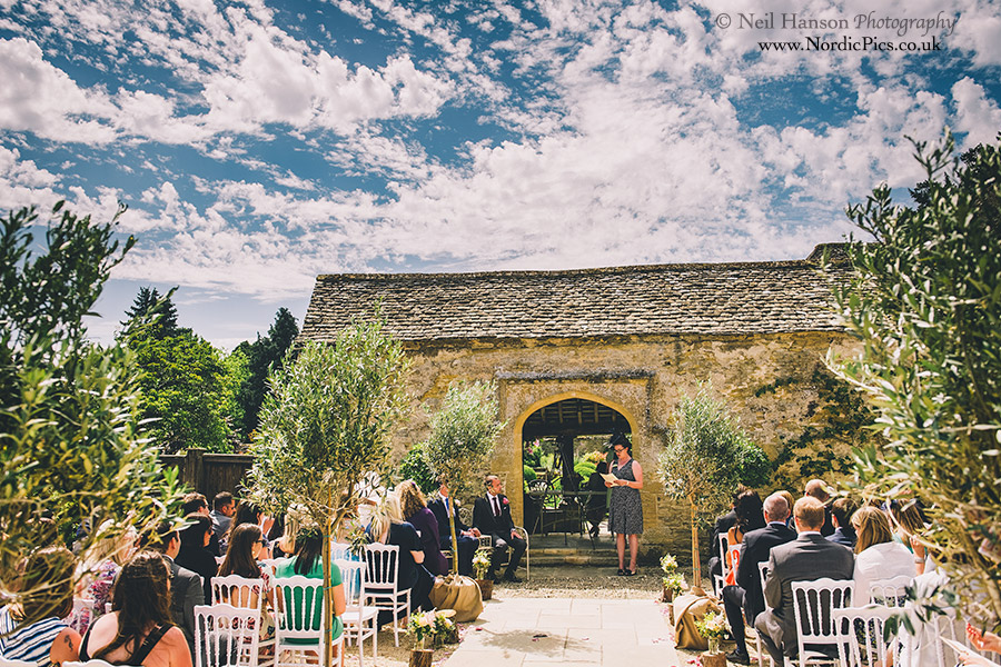 Summer outdoor weddings at Caswell House