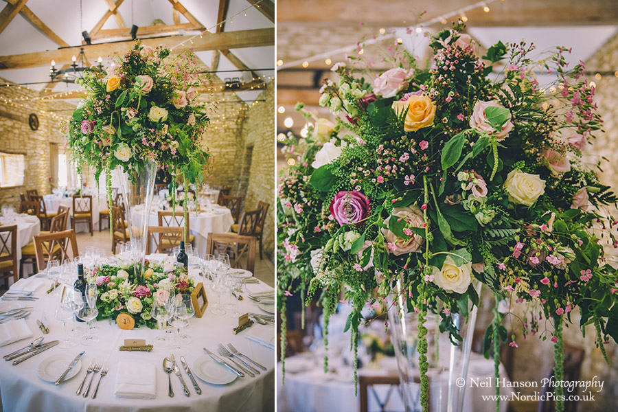 Table decorations by fabulous flowers