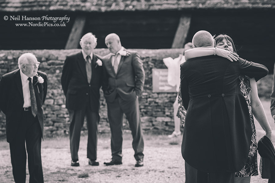 Wedding Guests at Cogges Farm Witney