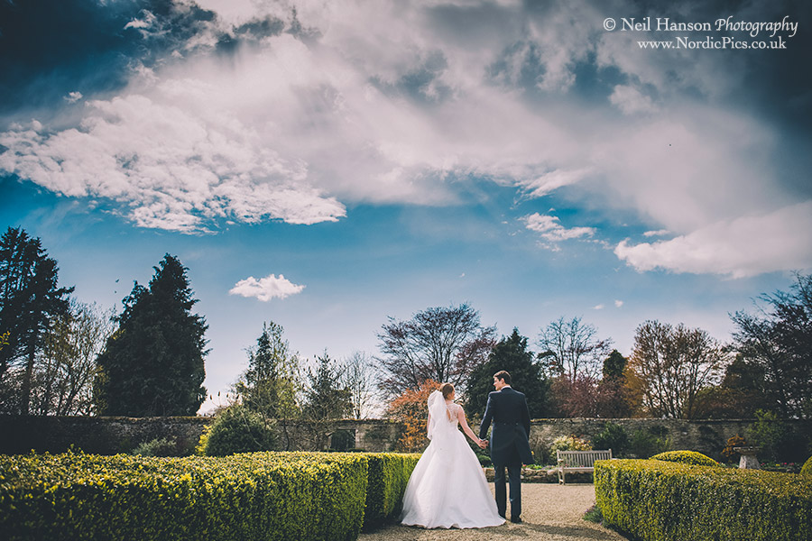 Bride and Groom at Caswell House