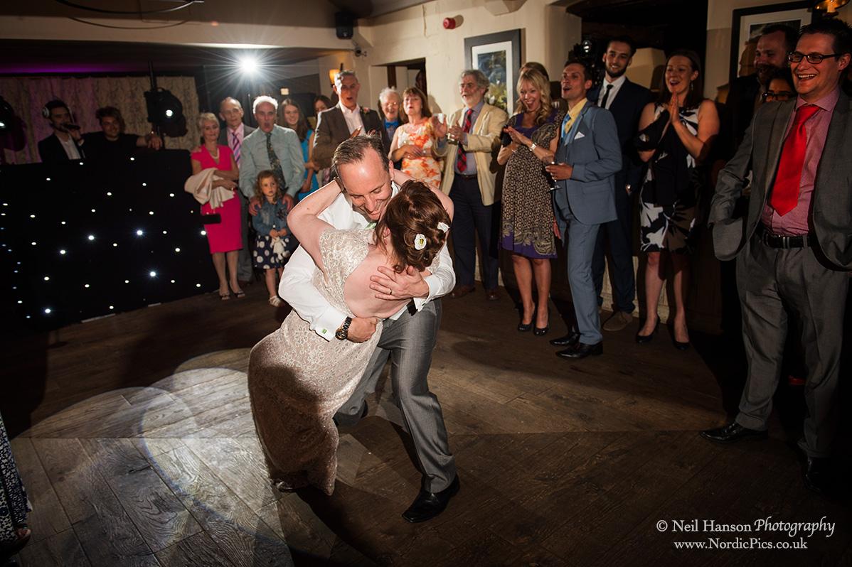 Bride and Grooms first Dance at The Mill Elstead