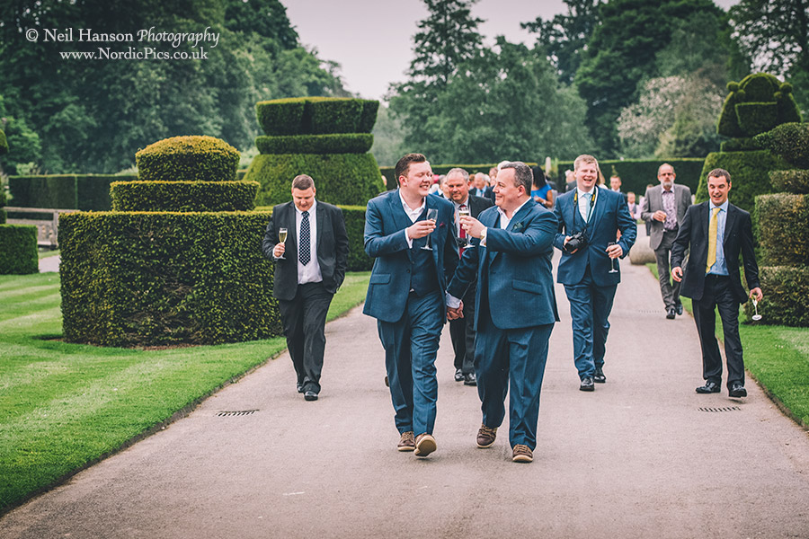 Same sex wedding photography at Hever Castle in Kent