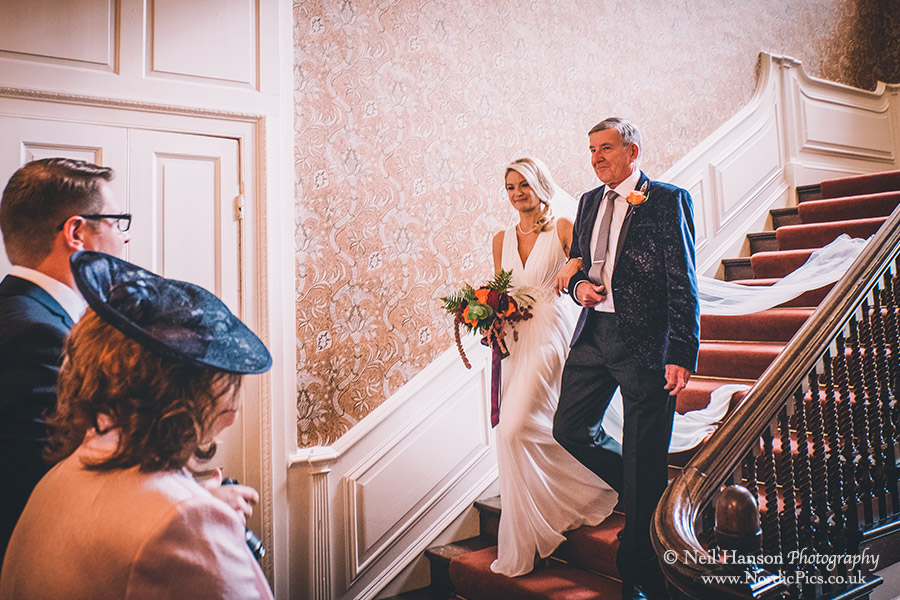 Bride with her Father at Arlington House