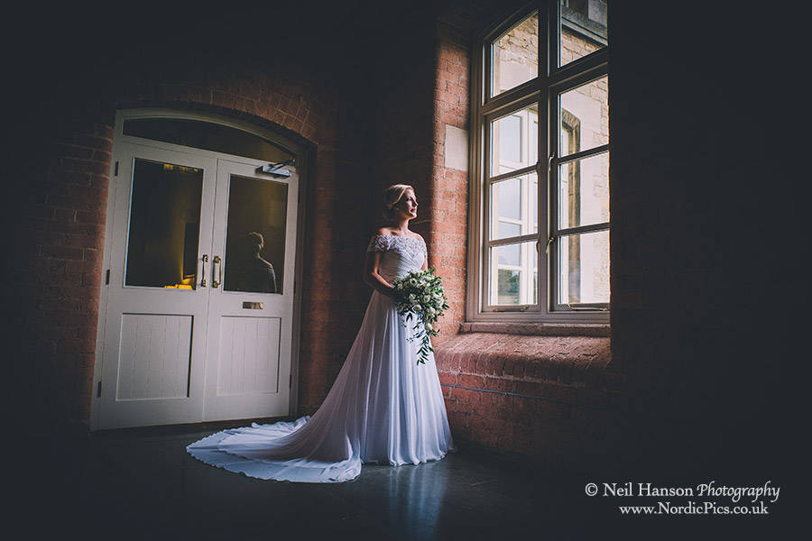 Bride portrait at Bliss Mill Chipping Norton