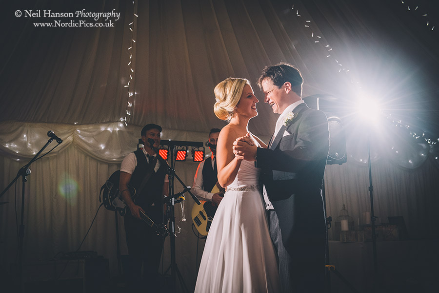 Bride and Grooms first dance at Kingston Bagpuize House