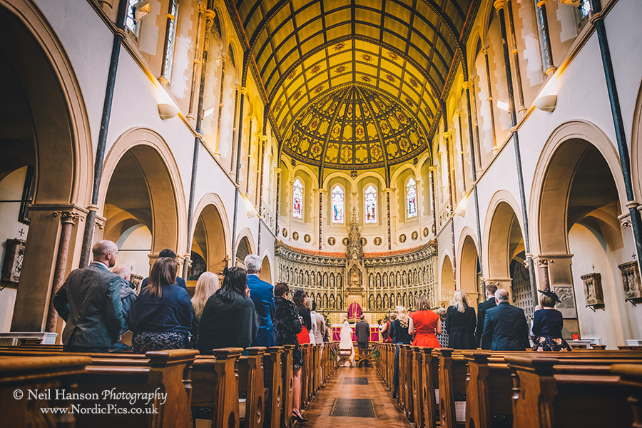Winter Wedding ceremony at The Oxford Oratory Church
