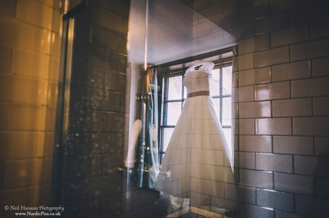 Wedding dress reflection