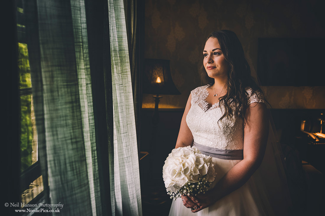 Bride portrait at The Crown and Thistle Abingdon