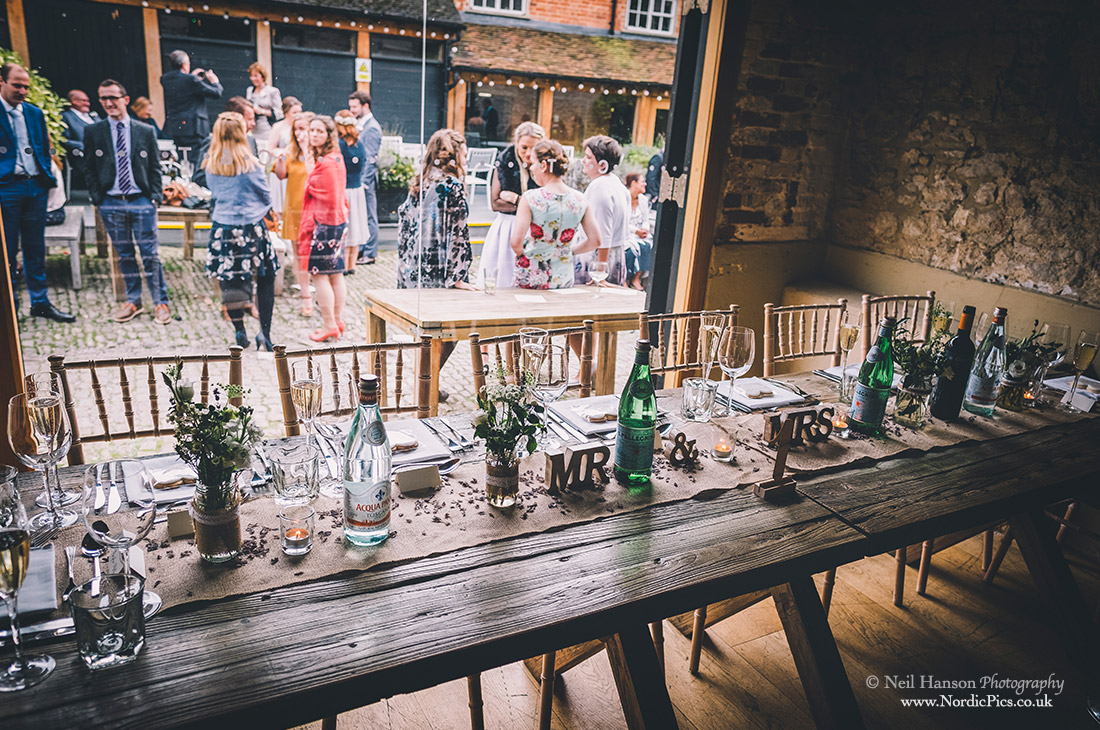 Rustic Wedding Barn at The Crown and Thistle Abingdon