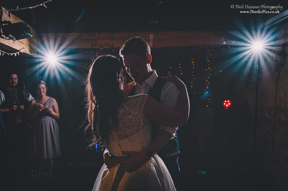 Bride and Grooms first dance at The Crown and Thistle Abingdon
