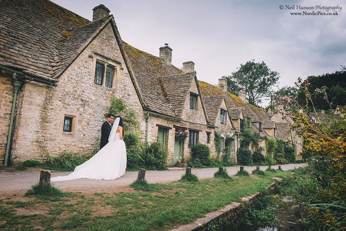 Asian pre-wedding at Bibury in The Cotswolds