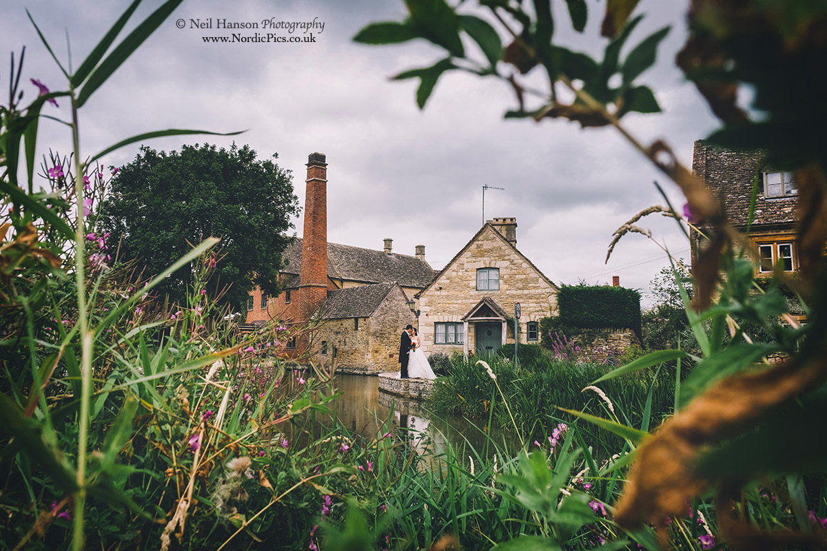 Asian pre-wedding at Lower Slaughter Old Mill in the Cotswolds 