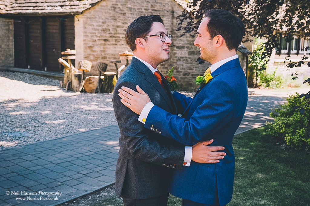 Both Grooms meet each other for the first time