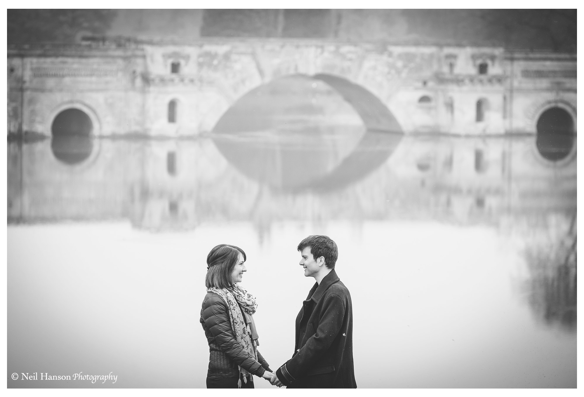 Engagement photoshoot at Blenheim Palace