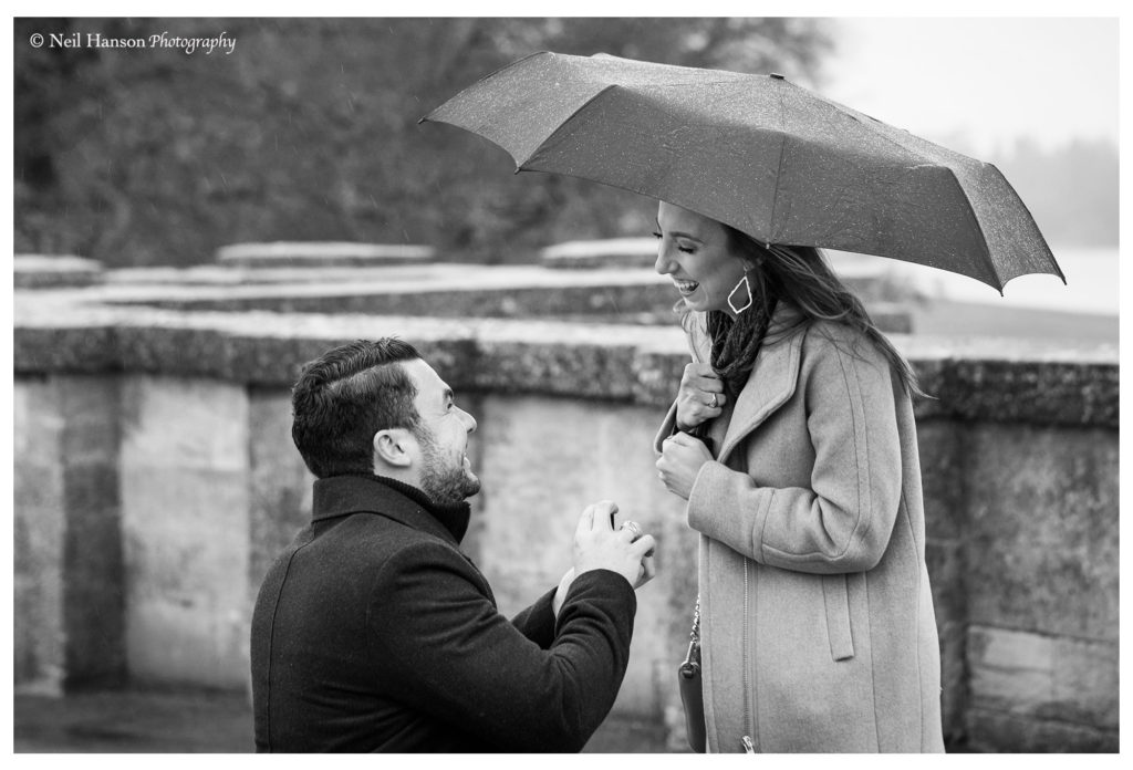 Will you Marry Me Wedding proposal at Blenheim Palace
